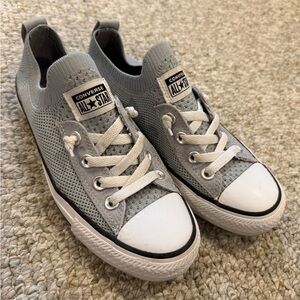 Converse Gray and White Sneakers